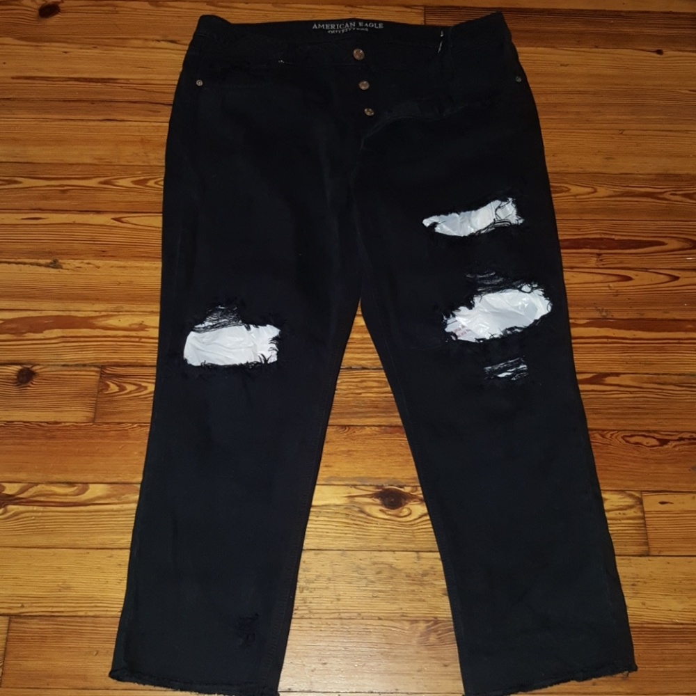 Distressed Jeans/No stretch